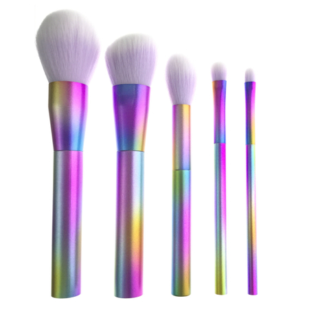 5 Stück Rainbow Bunte Makeup Pinsel Set