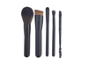 Tragbare Mini-Make-up-Bürste Set mit Tasche (Gesicht & Augen und Augenbraue)