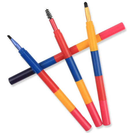 4 in 1 Multifunktions-Multifunktions-Make-up-Bürsten mit Kombination