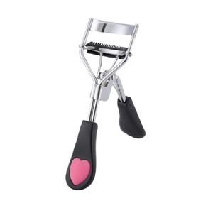 Herzförmiger Silikon-Griff-Wimpernurle mit Pinsel